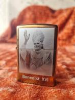 Zippo Paus Benedictus XVI Brass - 2004, Verzenden, Zo goed als nieuw, Aansteker