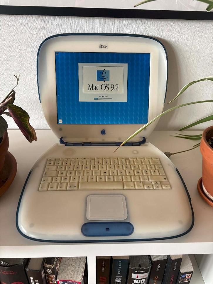 Apple iBook G3 Clamshell Indigo, Informatique & Logiciels, Ordinateurs Vintage, Enlèvement ou Envoi
