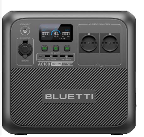 Location Bluetti AC180 – Station d’énergie portable, Enlèvement, Utilisé