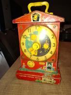 speelgoed ficher price klok nostalgie vintage, Enlèvement, Utilisé, Autres types, Sonore