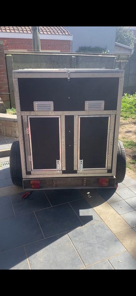 Aanhangwagen voor 2 honden, Vélos & Vélomoteurs, Accessoires vélo | Remorques, Neuf, Enlèvement