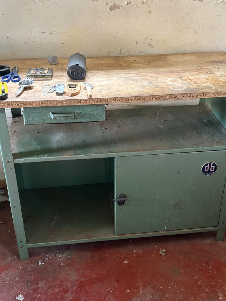 Werkbank te koop, Enlèvement, Utilisé, 70 à 120 cm