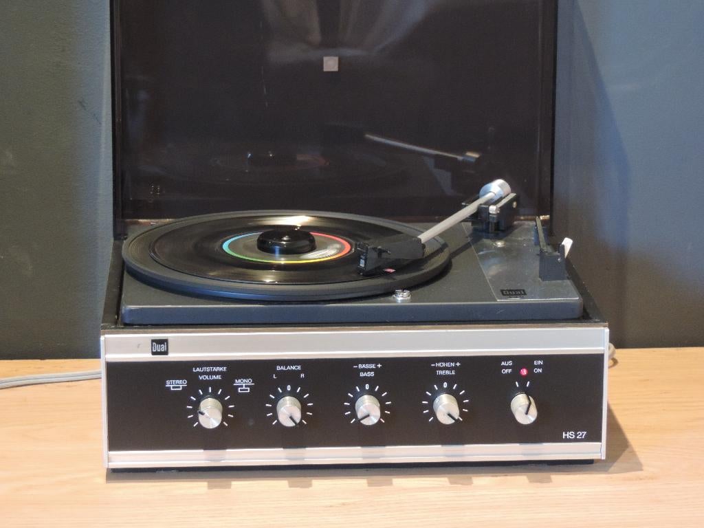 Platine Ampli vinyle vintage Dual HS27  ampli/platine, TV, Hi-fi & Vidéo, Tourne-disques, Utilisé, Dual, Enlèvement