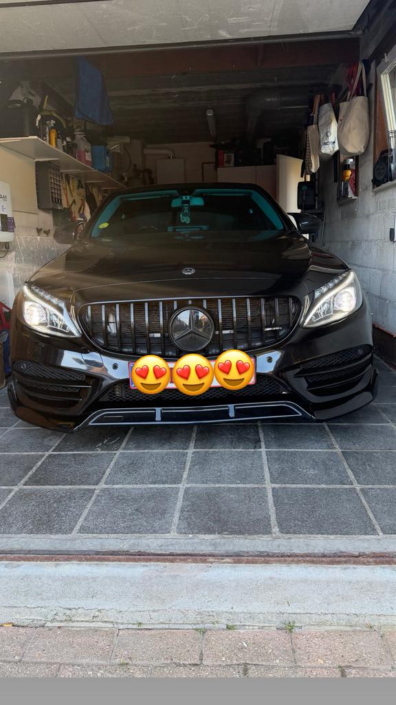 Mercedes-C-Full Black-Pack Sport SuspensionsAMG-9G-Tronic, Auto's, Mercedes-Benz, Particulier, C-Klasse, Dodehoekdetectie, Koplamp volledig LED