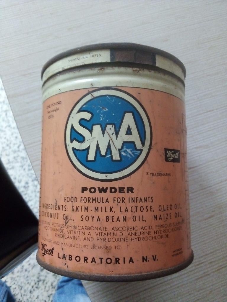 Ancienne boîte métal SMA  voir photos, Collections, Enlèvement, Utilisé, Autre, Autres marques