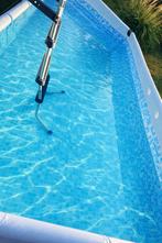 Groot opzetzwembad 400x200x99 cm + pomp & ladder, Ophalen, Rechthoekig, Opzetzwembad