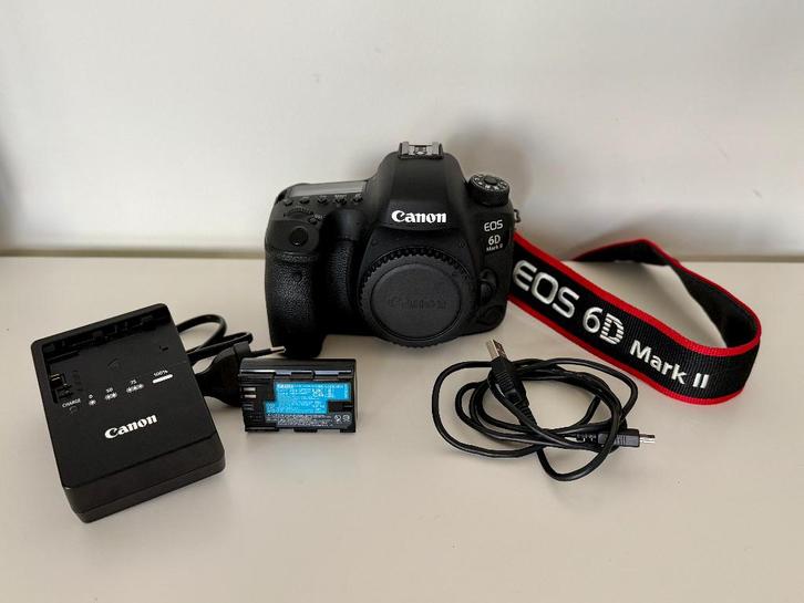 Canon EOS 6D Mark II (body), Audio, Tv en Foto, Fotocamera's Digitaal, Zo goed als nieuw, Spiegelreflex, Canon, Geen optische zoom