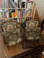 Twee antieke en unieke zetels, fauteuils, Ophalen