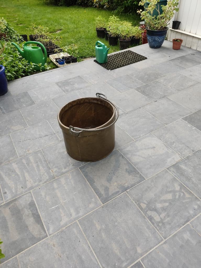 1 chaudron ancien en cuivre, Antiquités & Art, Antiquités | Bronze & Cuivre, Cuivre, Enlèvement