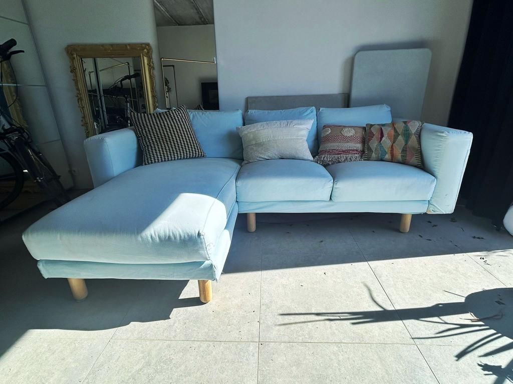 ️ IKEA KIVIK hoekzetel met chaise longue – wasbare hoezen, Enlèvement, Comme neuf