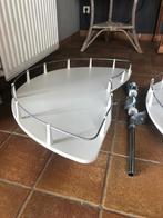 hoekkast carrousel (zo goed als nieuw) wit, 25 à 50 cm, Moins de 100 cm, Comme neuf, Enlèvement