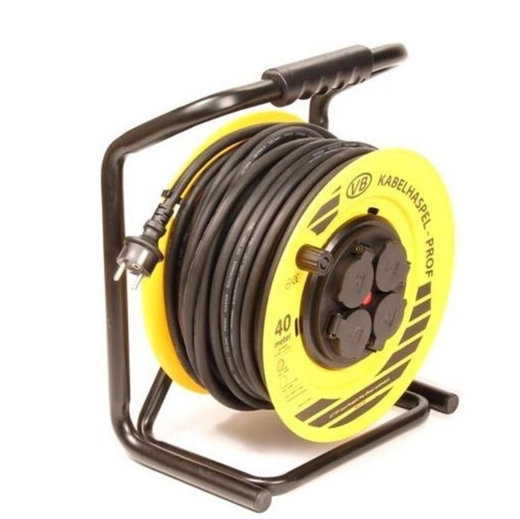 Kabelhaspel Prof 40 meter neopreen (3x1,5mm2), Verzenden