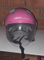 Hippe Roze Scooterhelm MT Helmets - Inclusief Vizier, Ophalen of Verzenden