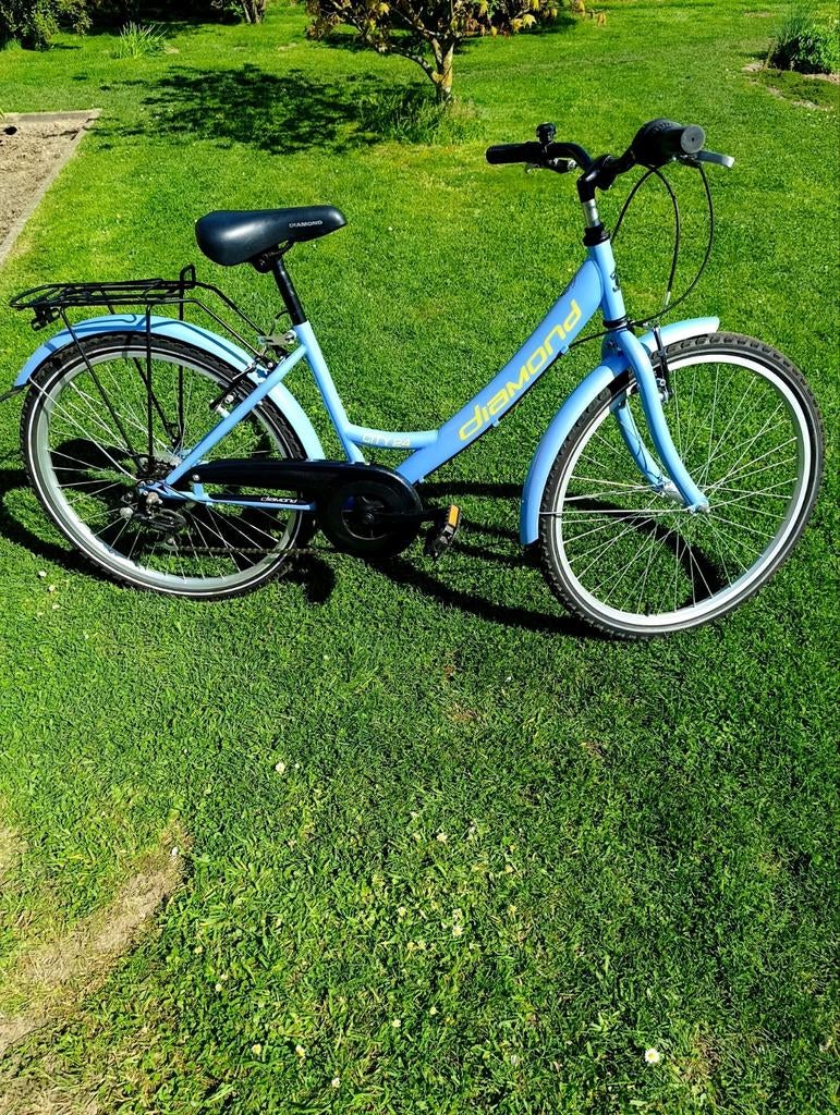 Vélo Diamond city 24 bleu, Vélos & Vélomoteurs, Enlèvement, Vitesses