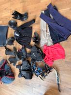 Paardrijspullen laarzen, broeken, valvest/helm, Ophalen, Zo goed als nieuw