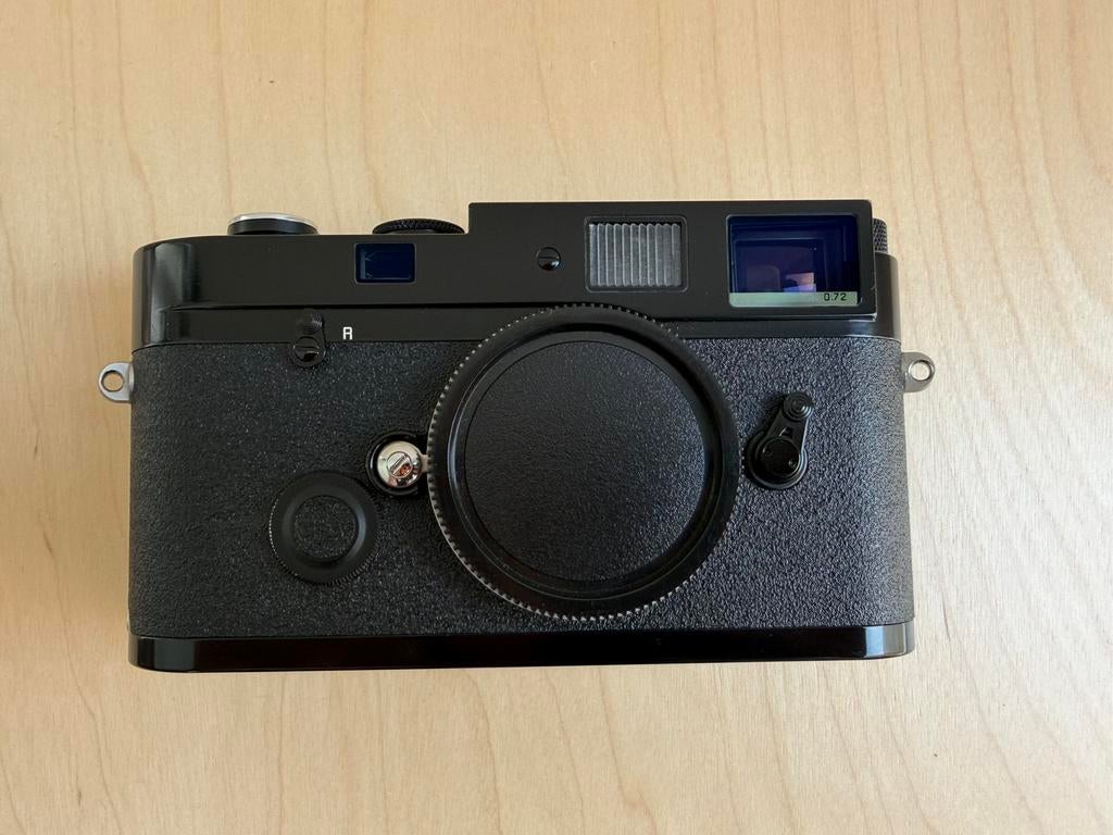 Prachtige Leica MP 0.72 10302 Black Paint Camera, Ophalen of Verzenden, Gebruikt, Compact, Leica