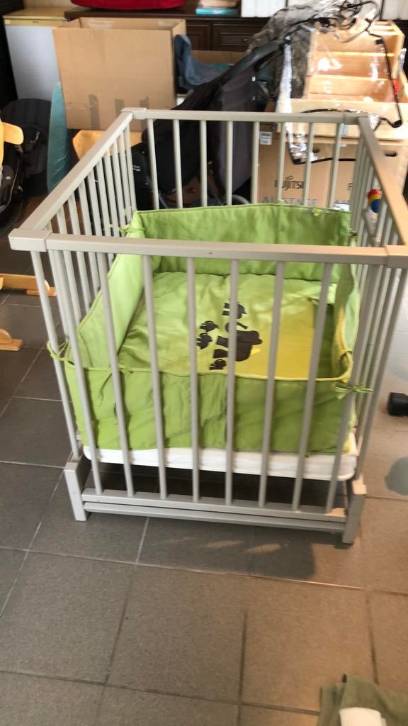 Park met bedomranding en matras, Kinderen en Baby's, Babyparken, Ophalen, Gebruikt