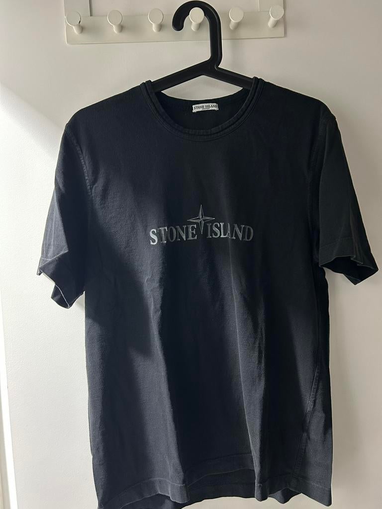 Stone Island Vintage M 100% Cotton, Kleding | Heren, T-shirts, Ophalen of Verzenden, Gedragen, Maat 48/50 (M), Zwart