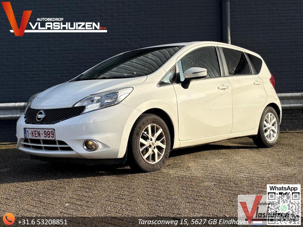 Nissan Note 1.5 dCi Acenta | Climate | Cruise | Navi |, Auto's, Nissan, Start-stop-systeem, Monovolume, Zwart, Wit