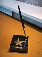 Stylo-plume Waterman sur socle en résine plume or 18K-750, Enlèvement ou Envoi, Utilisé, Stylo, Waterman