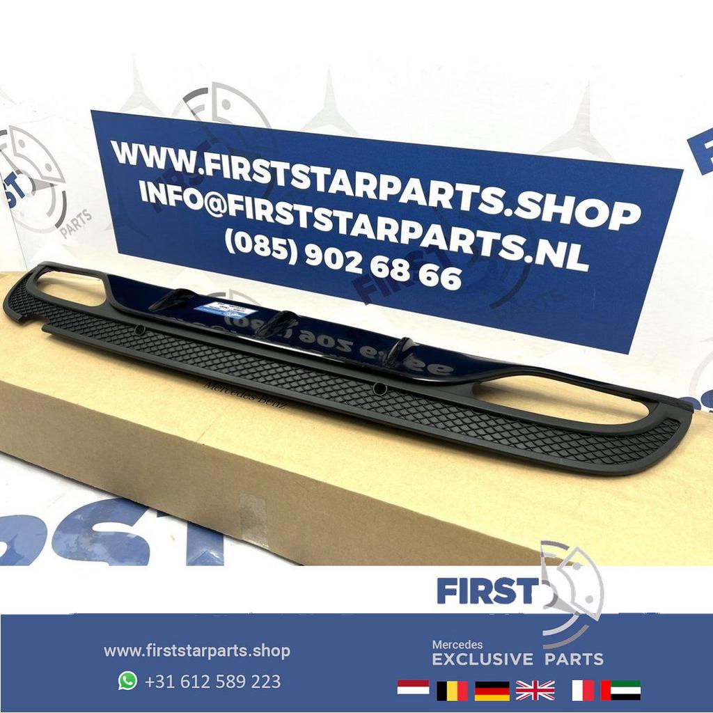 W205 AMG ACHTERBUMPER DIFFUSER Mercedes C Klasse A2058857338, Gebruikt, -, Ophalen of Verzenden, -