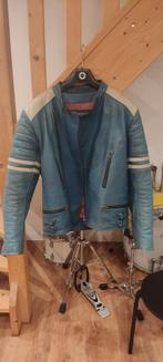 Guns lederen motorjas, Kleding | Heren, Ophalen of Verzenden, Maat 52/54 (L), Blauw