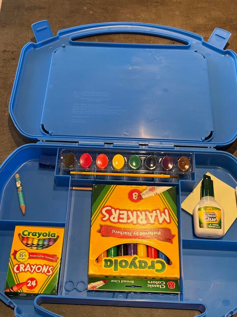 Tekenkoffer, Ophalen of Verzenden, Zo goed als nieuw