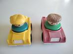 Lot 2 petites voitures+personnages Fischer-Price -1990, Enlèvement ou Envoi, Utilisé, Voiture ou Véhicule