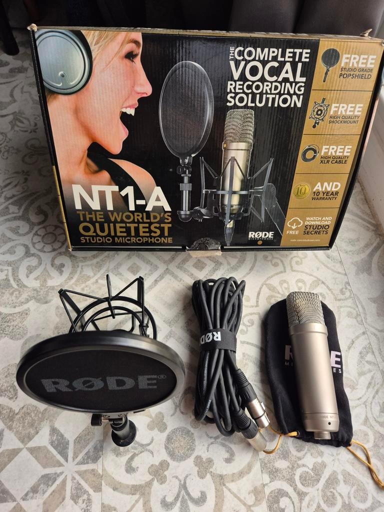 Rode NT1A - Complete micro set, Muziek en Instrumenten, Microfoons, Zo goed als nieuw, Ophalen of Verzenden