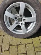 4 velgen 7Jx16 5x120 ET30 met winterbanden continental winte, Ophalen, Gebruikt, 16 inch, Banden en Velgen