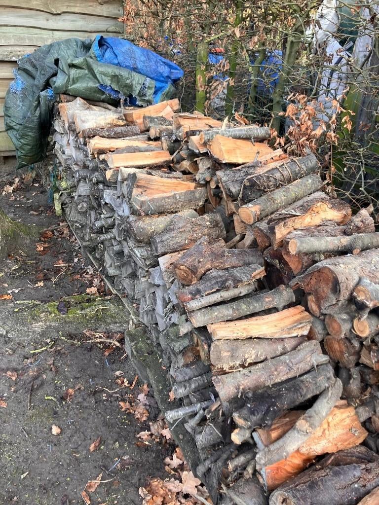 brandhout kerselaar Droog, Tuin en Terras, Brandhout, 6 m³ of meer, Ophalen, Overige houtsoorten, Blokken