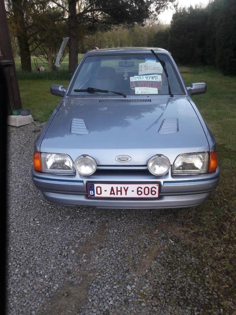 ford, Autos, Ford, Escort, Boîte manuelle, Bleu, Particulier