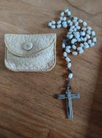 Rozenkrans / paternoster - Zilver metaal en parelmoer, Verzamelen, Ophalen of Verzenden, Gebruikt