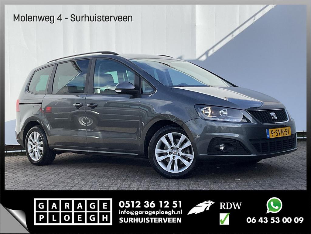 Seat Alhambra 7-Pers 2.0 TDI Style 4WD 7p Navi Cruise BT 4x4, Auto's, Seat, Monovolume, Bedrijf, Alhambra, Te koop