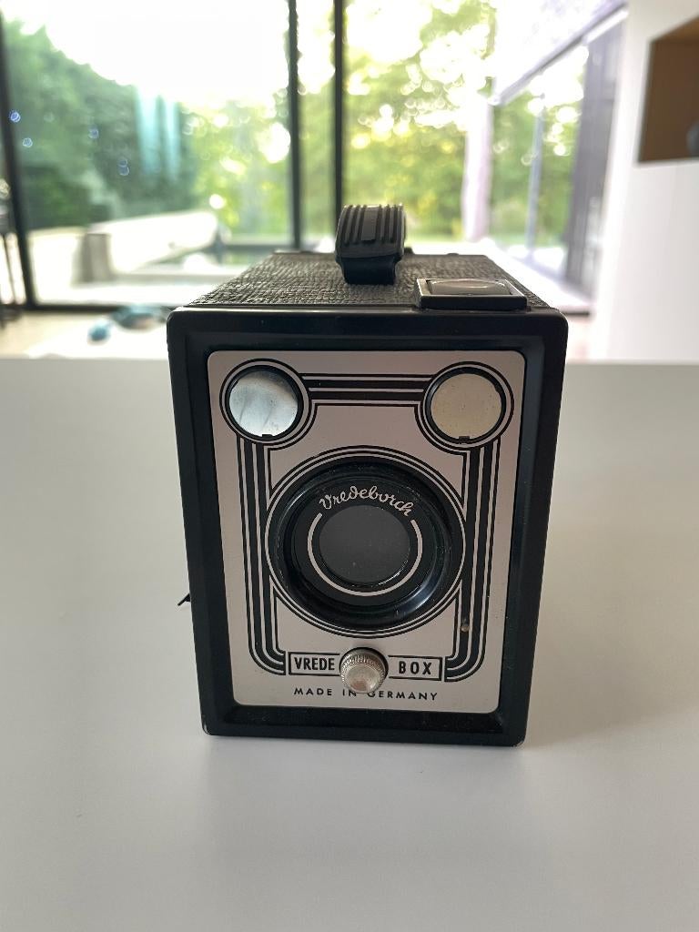 Appareil photo ancien Vredeborch Vrede Box - Made in Germany, Verzamelen, Foto-apparatuur en Filmapparatuur, Ophalen of Verzenden
