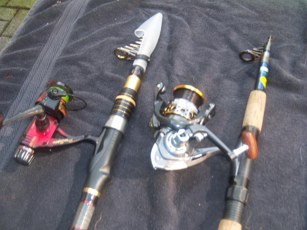 forel gerief, Watersport en Boten, Hengelsport | Algemeen, Zo goed als nieuw, Complete hengel, Ophalen