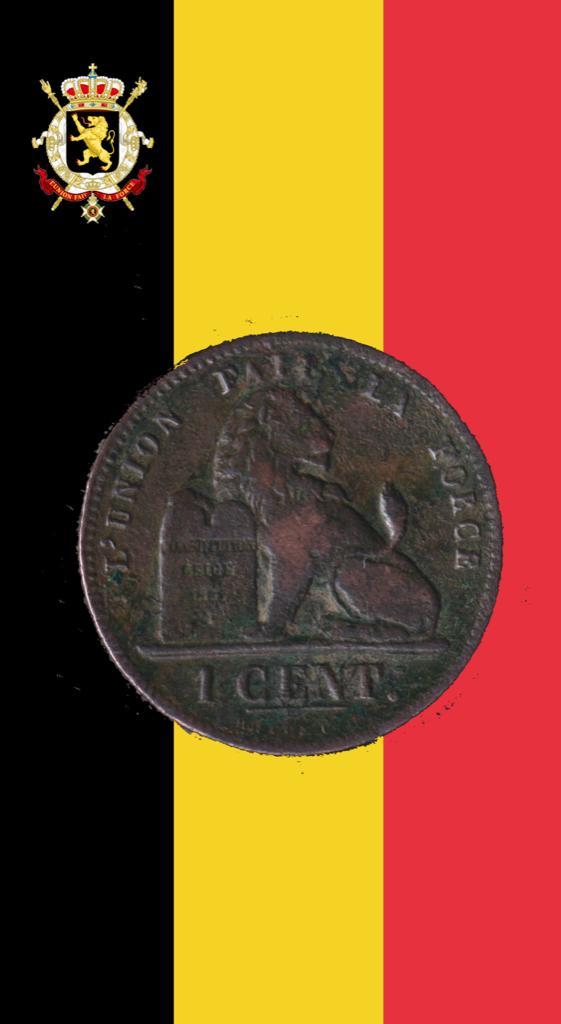 1 cent 1862 (punt) - Leopold I, Postzegels en Munten, Munten | België, Losse munt, Verzenden