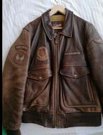 Veste Redskins 84 en cuir, Kleding | Heren, Jassen | Winter, Ophalen, Bruin, Maat 56/58 (XL), Gedragen