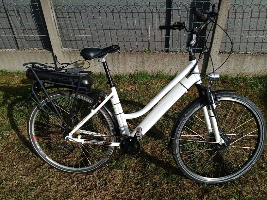 Elektrische fiets, Fietsen en Brommers, Elektrische fietsen, Minder dan 30 km per accu, Gebruikt, Minder dan 47 cm, Ophalen