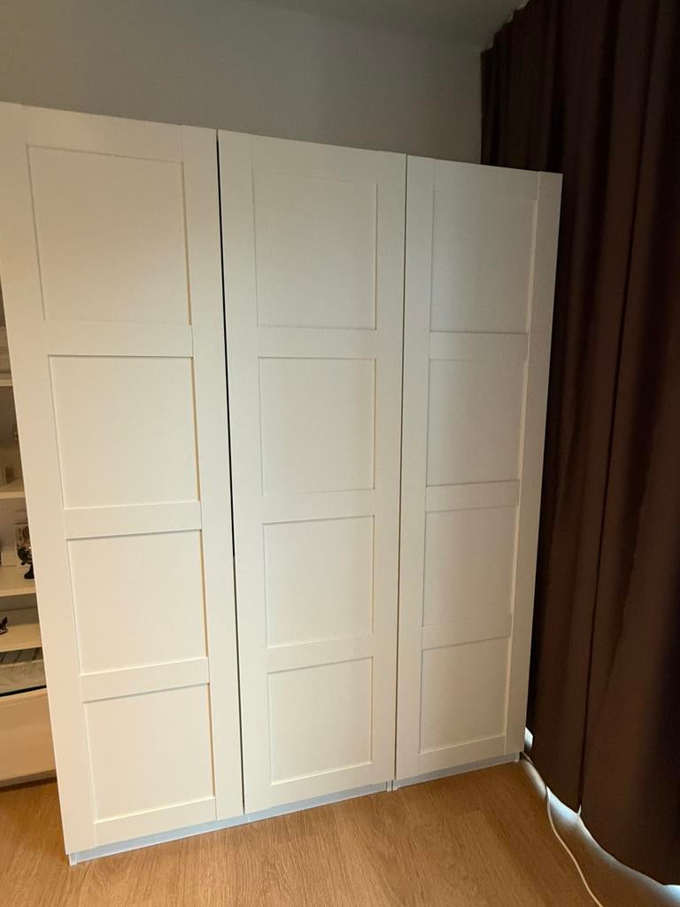 IKEA kledingkast Pax/Bergsbo, wit, Huis en Inrichting, Kasten | Kleerkasten, Ophalen, Zo goed als nieuw