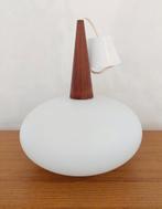 Vintage! Suspension "Louis Kalff", Maison & Meubles, Enlèvement, Blanc, Verre