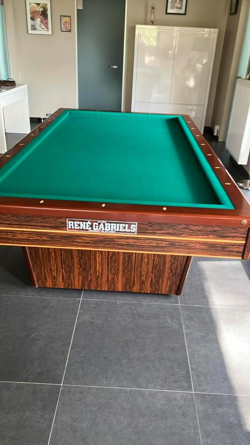 Biljart carambole, Sport en Fitness, Biljarten en Poolen, Zo goed als nieuw, Biljarttafel, Ophalen