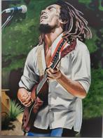 Portrait schilderij Bob Marley.

Olieverf op doek., Antiek en Kunst, Ophalen