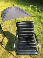 Stoel mzt paraplu, Ophalen, Zo goed als nieuw