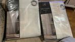 Rideau voiles le lot de 2 neufs, Huis en Inrichting, Stoffering | Gordijnen en Lamellen, 100 tot 150 cm, 200 cm of meer, Beige