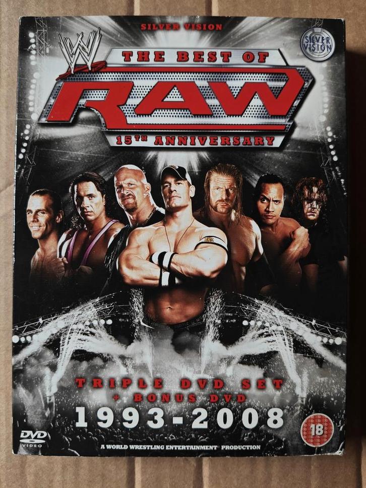 The Best of Raw 15th Anniversary 1993 - 2008, Cd's en Dvd's, Dvd's | Tv en Series, Gebruikt, Overige genres, Boxset, Vanaf 16 jaar