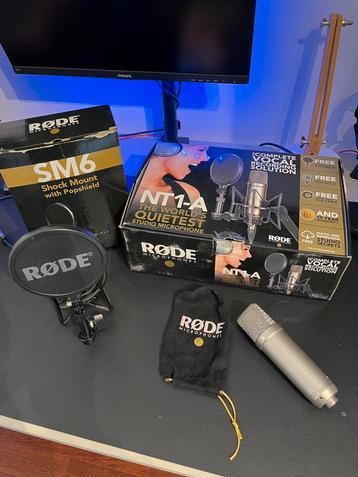 Rode NT1-A condensatormicrofoon bundel beschikbaar voor biedingen