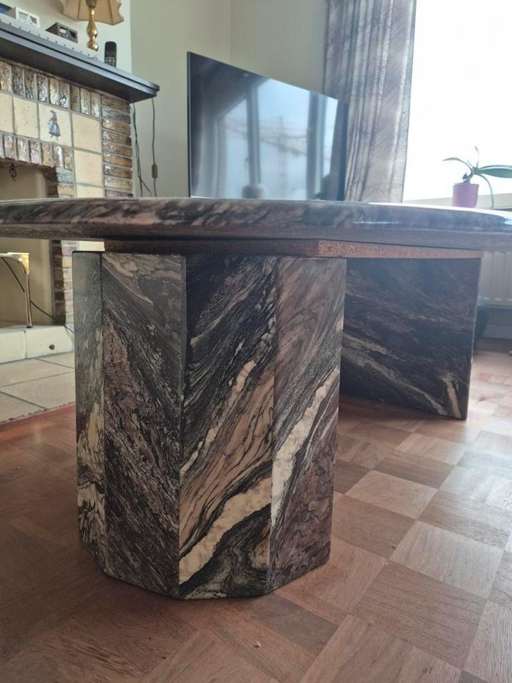 Marmeren salontafel - goede staat, Huis en Inrichting, Tafels | Salontafels, Ophalen