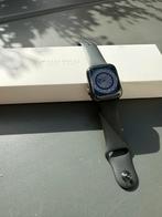 Apple Watch Series 8 Graphite Acier Inoxidable – 45 mm, Handtassen en Accessoires, Smartwatches, Gebruikt, Zwart, Apple Watch