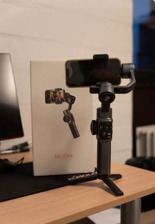 Zhiyun smooth 5-stabilisator, Audio, Tv en Foto, Fotografie | Statieven en Balhoofden, Zo goed als nieuw, Ministatief, Minder dan 150 cm